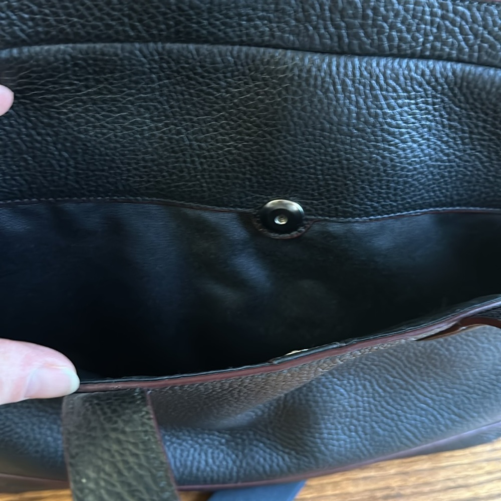 Coach Pebbled Leather Hamilton Brief Tote Briefcase - Picture 9 of 14